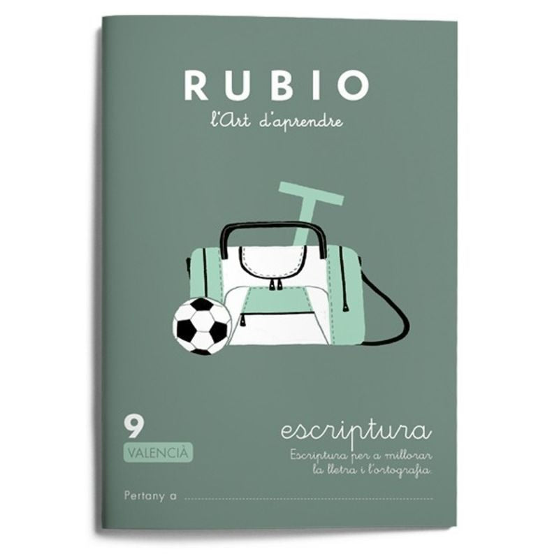 Escriptura RUBIO 9 (valencià). Aa. Vv. (Editorial Rubio) 9788416744886 Imagen principal del producto