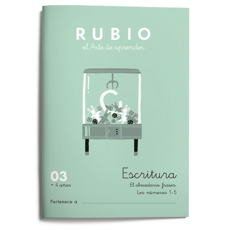 Escritura RUBIO 03. Rubio Silvestre, Ramon (Editorial Rubio) 9788417427443