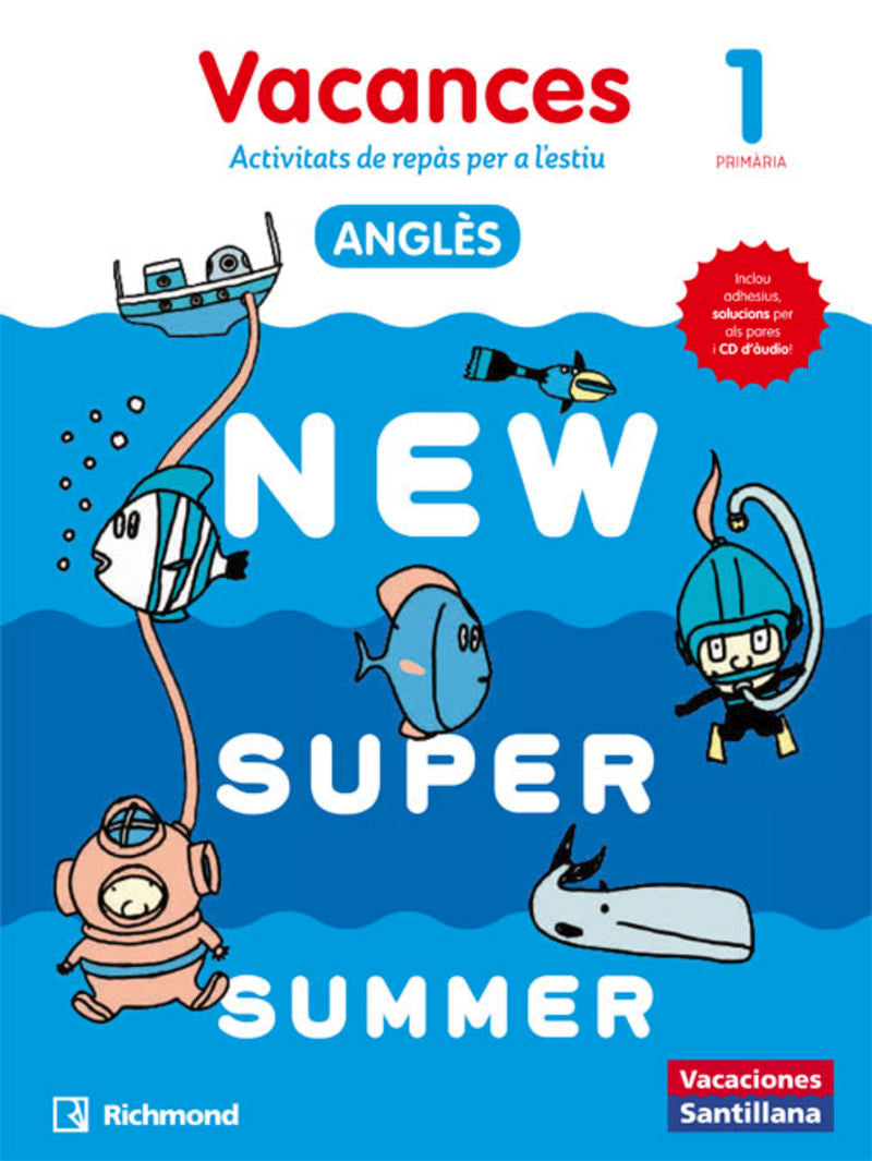 NEW SUPER SUMMER SB 1 + AUDIO CATAL. Aa. Vv. (Richmond) 9788466823036