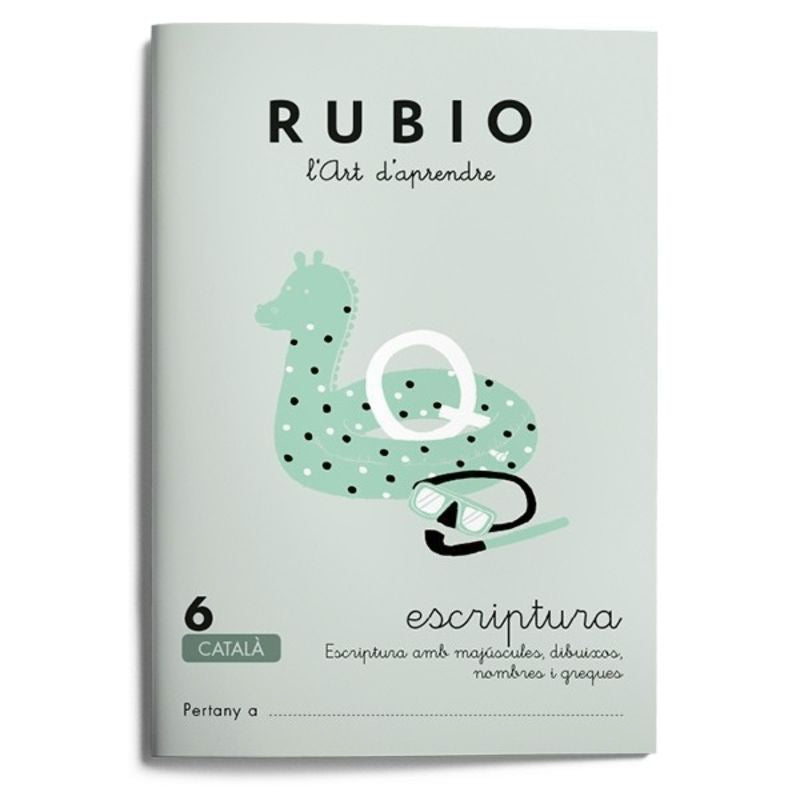 Escriptura RUBIO 6 (català). Aa. Vv. (Editorial Rubio) 9788489773561