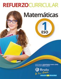 ESO 1 - Matemáticas - a Tu Ritmo - Refuerzo Curricular (Bruño) - 9788469617052 Imagen principal del producto