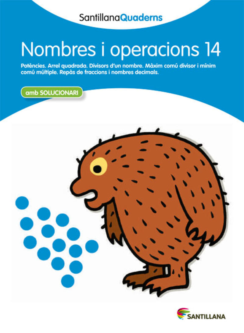 SANTILLANA QUADERNS NOMBREI OPERACION 14. Aa. Vv. (Santillana Educación, S.L.) 9788468013954