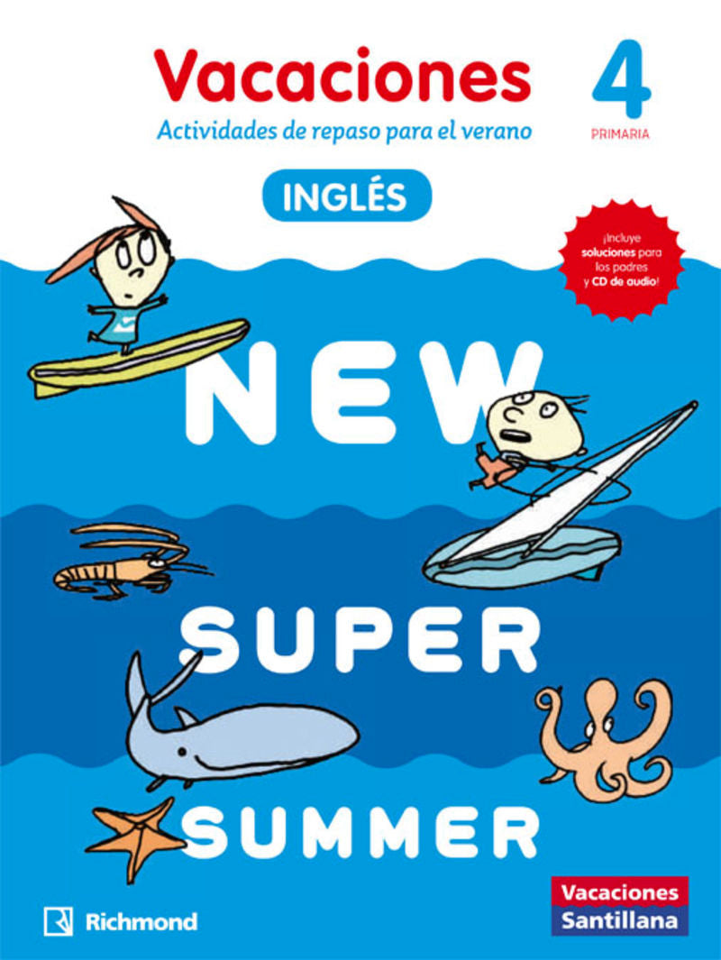 EP 4 - New Super Summer 4 (+audio-cd) (Richmond - Santillana) - 9788466823012