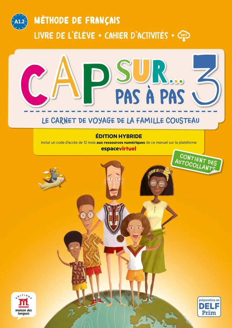 Cap Sur Pas a Pas 3 +cahier Epk (Difusion) - 9788419236937