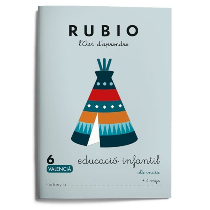 Educació Infantil 6. Els indis (valencià). Aa. Vv. (Editorial Rubio) 9788416744992 Imagen principal del producto