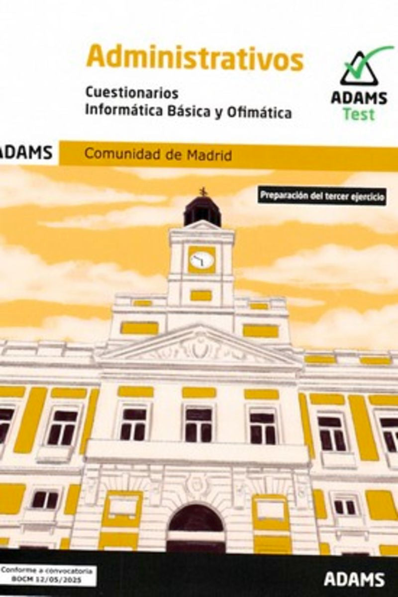 Cuestionarios Informática básica y ofimática Administrativos de la Comunidad de Madrid