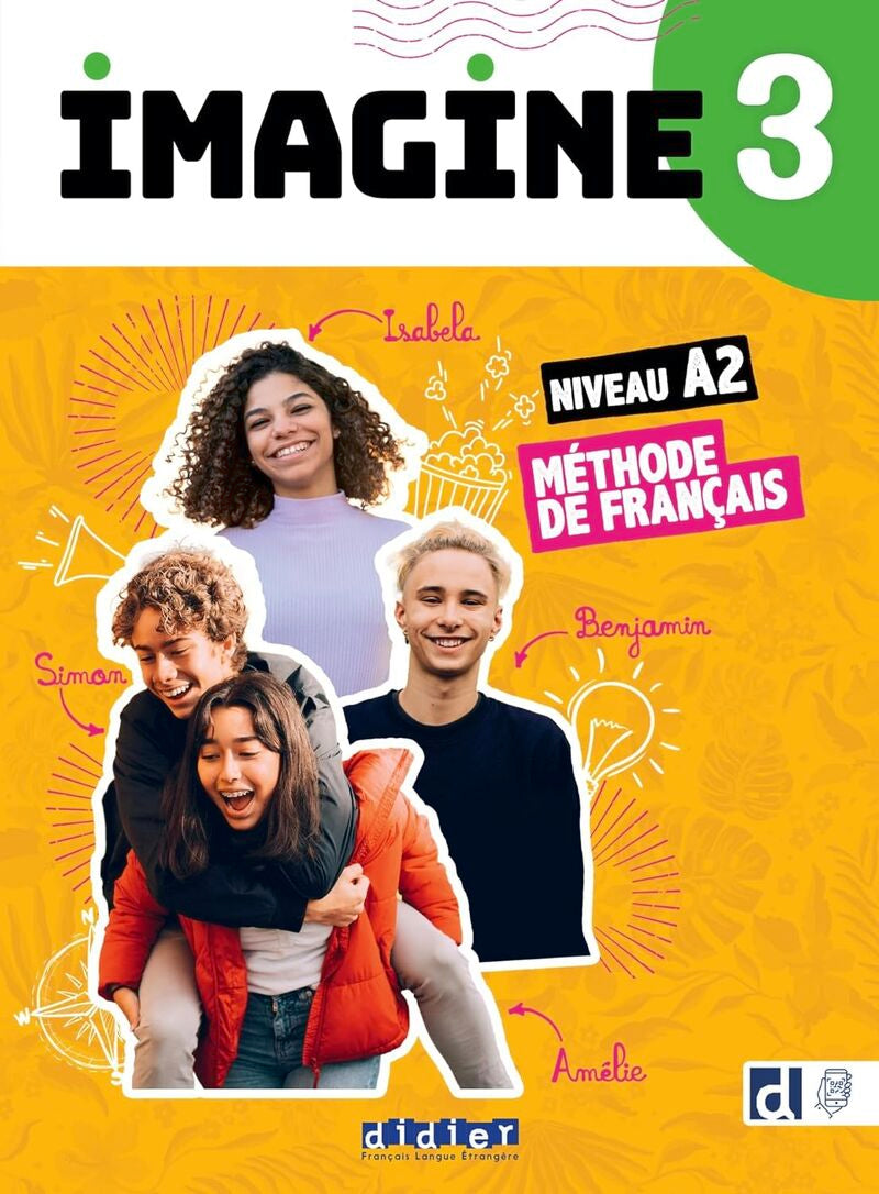 Imagine 3 (A2)  (+App). Aa. Vv. (Didier) 9782278110414