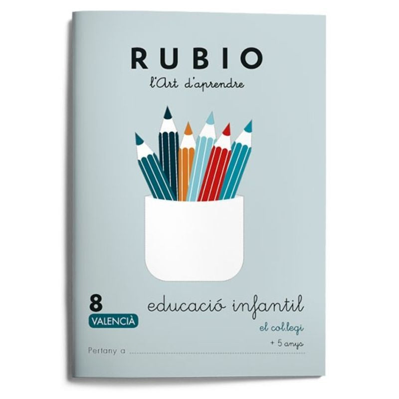 Educació Infantil 8. El col·legi (valencià). Aa. Vv. (Editorial Rubio) 9788494727511 Imagen principal del producto