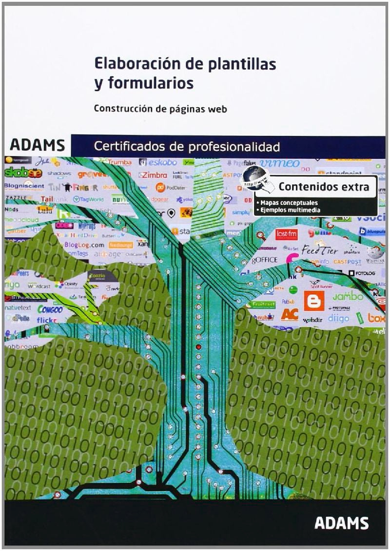 Elaboración de plantillas y formularios: certificado de profesionalidad de confección y publicación de páginas web Imagen principal del producto
