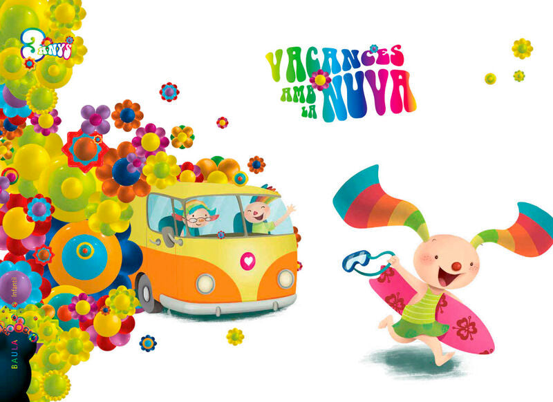 Vacances amb la Nuva 3 anys Infantil. Aa. Vv. (Edicions Baula) 9788447946761