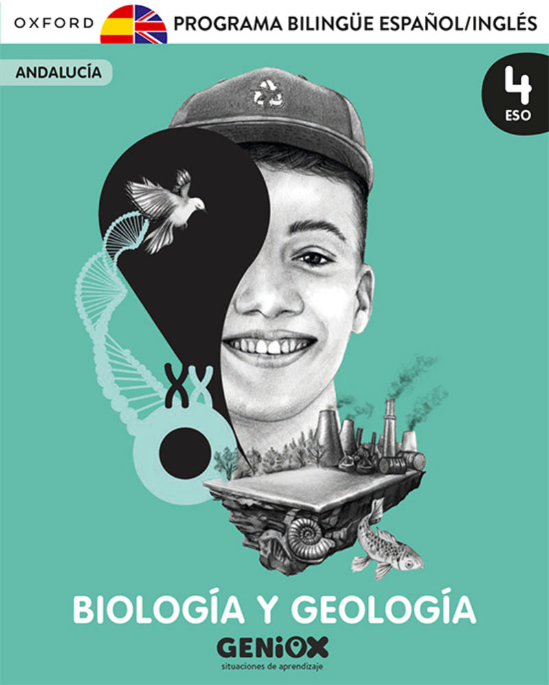 ESO 4 - Biología y Geología (and) PACK Bilingue - Geniox - Situaciones de Aprendizaje (Oxford University Press) - 9780190554477 Imagen principal del producto