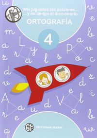 ORTOGRAFÍA MASPE 4. ESCRITURA A MANO PARA JUGAR PENSANDO. Alonso Aparicio, Pedro (Ediciones Maspe CB) 9788488875327