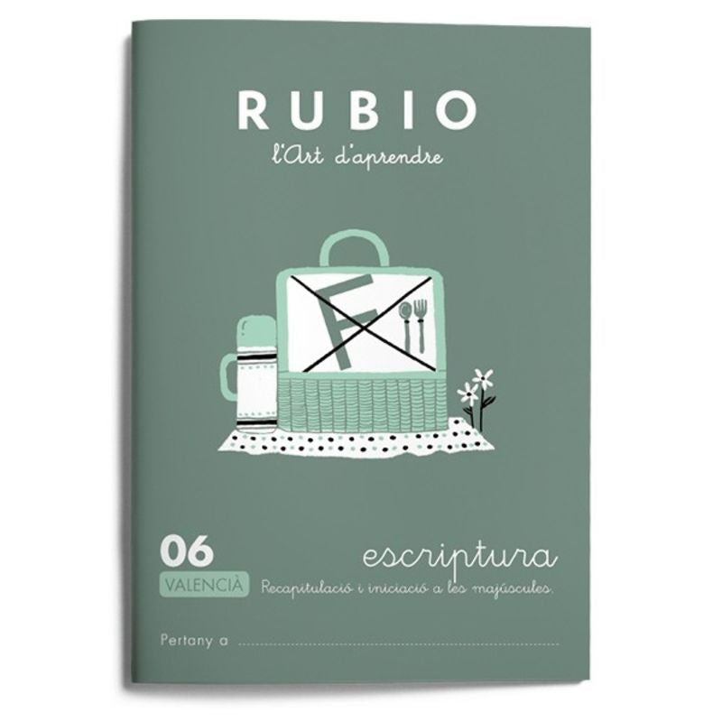 Escriptura RUBIO 06 (valencià). Aa. Vv. (Editorial Rubio) 9788416744756 Imagen principal del producto