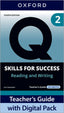 (4 Ed) Q Skills 2 R&w Tch PACK (Oxford University Press) - 9780194156325