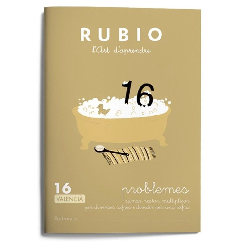 Problemes RUBIO 16 (valencià). Aa. Vv. (Editorial Rubio) 9788416744657