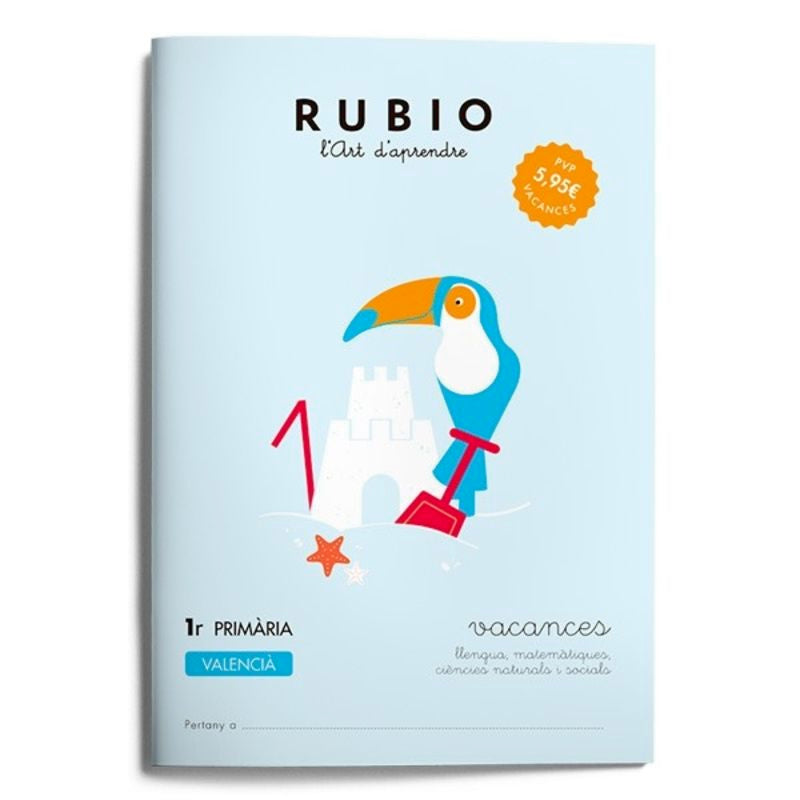 Vacances RUBIO 1r Primària (valencià). Aa. Vv. (Editorial Rubio) 9788416744275 Imagen principal del producto