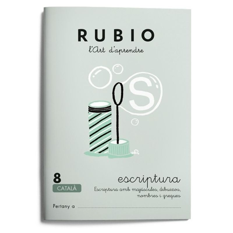 Escriptura RUBIO 8 (català). Aa. Vv. (Editorial Rubio) 9788489773585