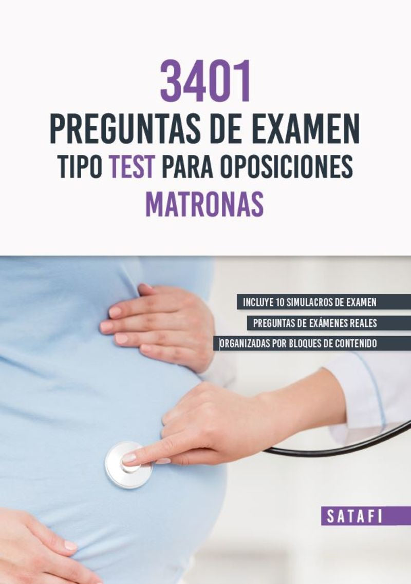 3401 Preguntas de examen tipo test para oposiciones Matronas. Aa. Vv. (Marcombo) 9788419067012 Imagen principal del producto