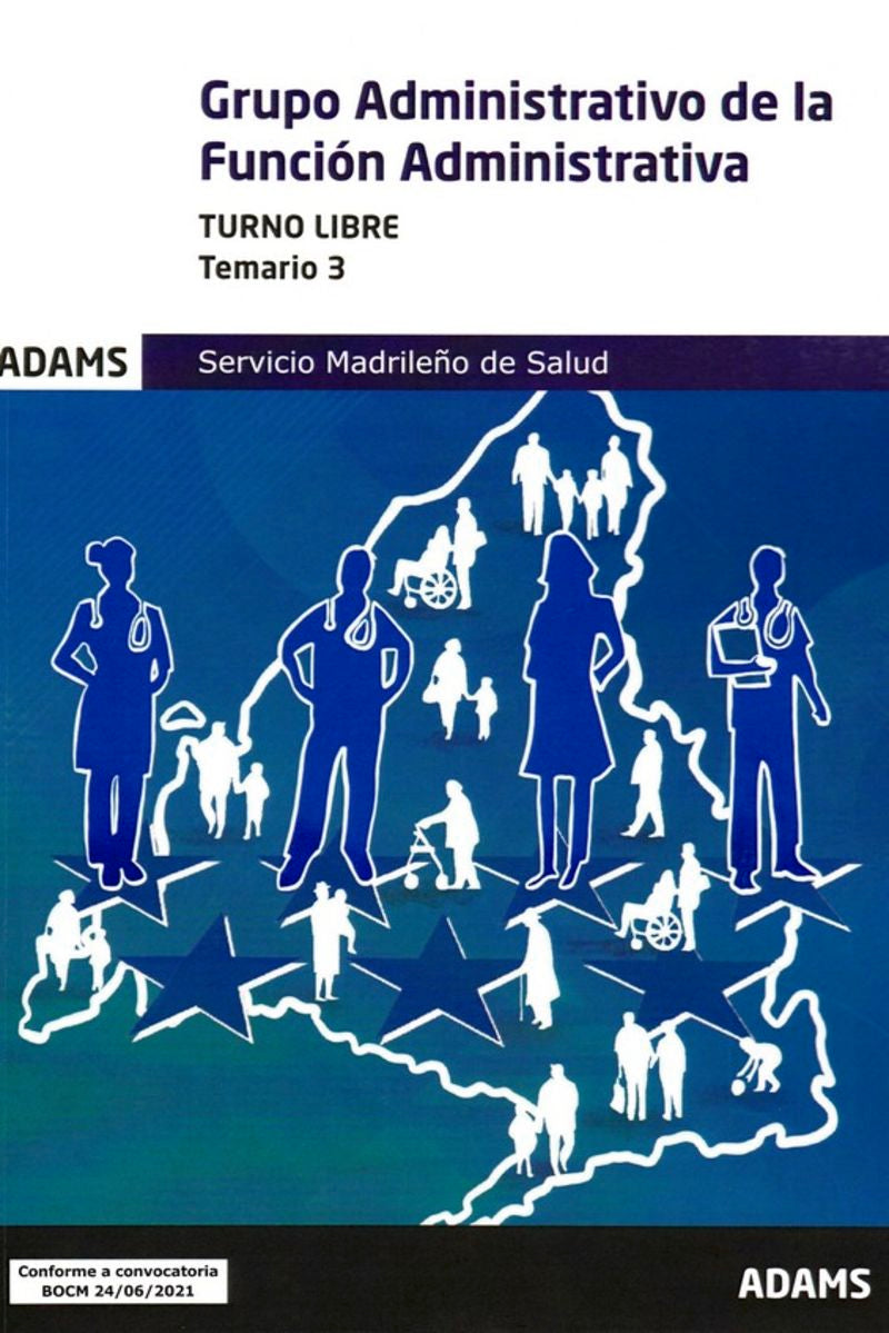 Temario 3 Grupo Administrativo de la Función Administrativa Servicio Madrileño de Salud Imagen principal del producto
