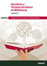 Temario 1 Auxiliar-Técnico Auxiliar Bibliotecas Imagen principal del producto