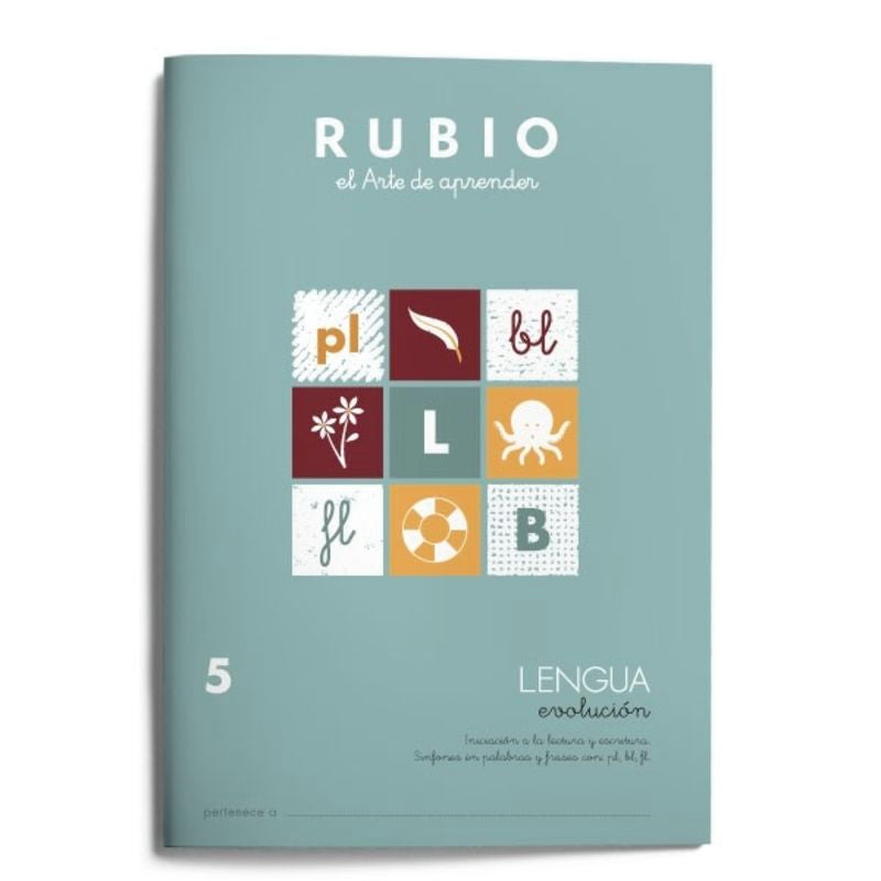 Lengua evolución RUBIO 5. Aa. Vv. (Editorial Rubio) 9788485109920
