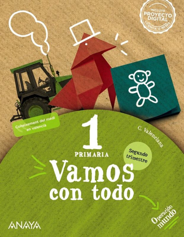 EP 1 - Vamos con Todo 2 Trim - Operacion Mundo (c. Val) (Anaya) - 9788469898079 Imagen principal del producto