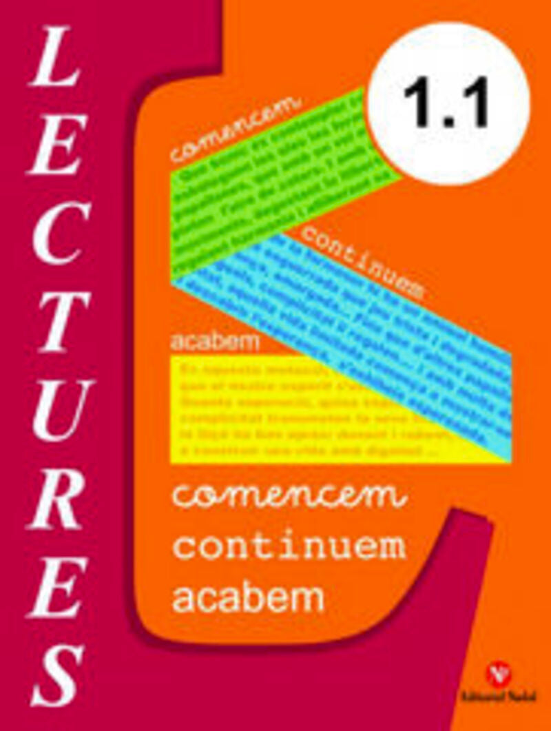 Ep 1 - Comencem, Continuem, Acabem 1.1 - Comprensio Lectora. Aa. Vv. (Nadal) 9788478877669