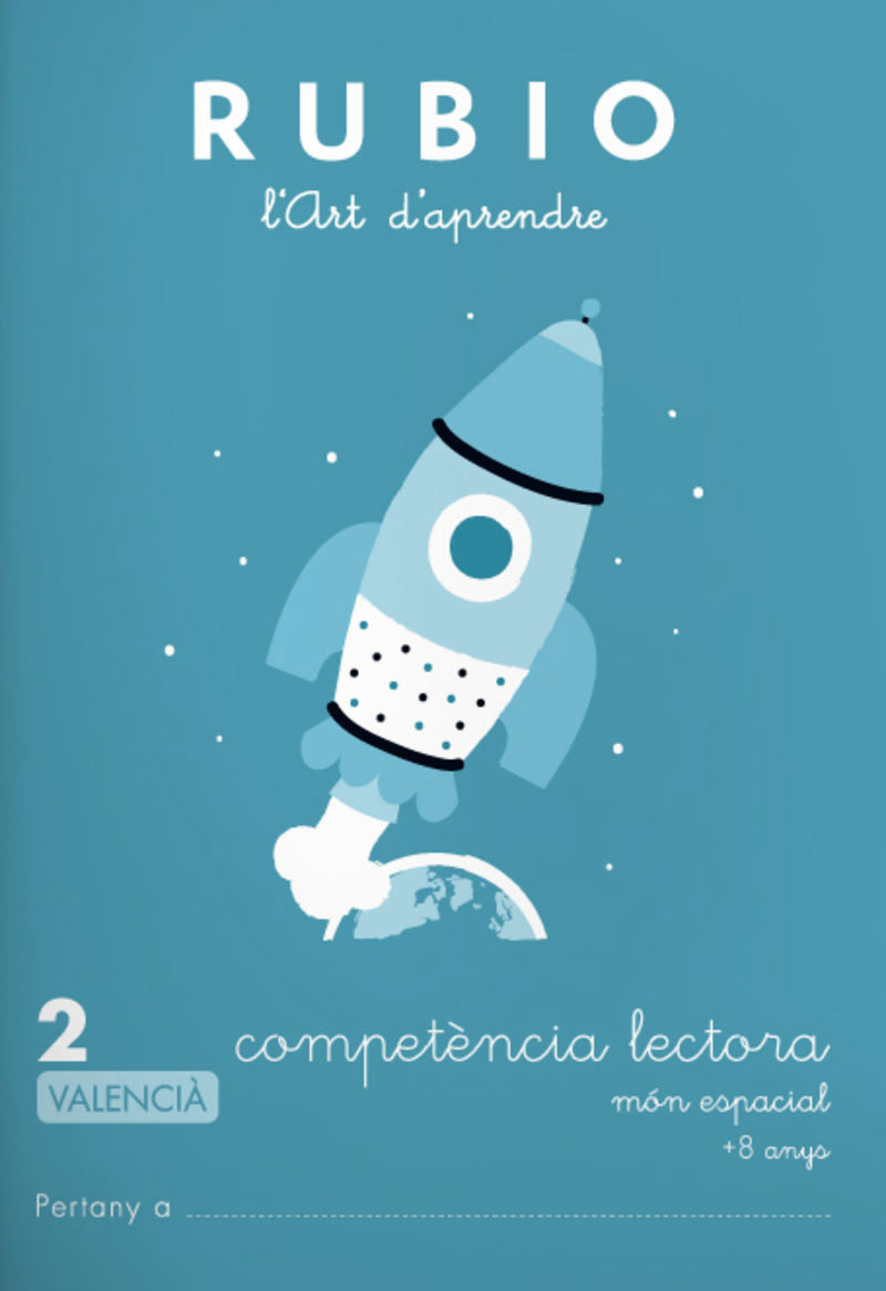 Competència lectora 2. Món espacial (valencià). Rubio Polo, Enrique (Editorial Rubio) 9788416744336