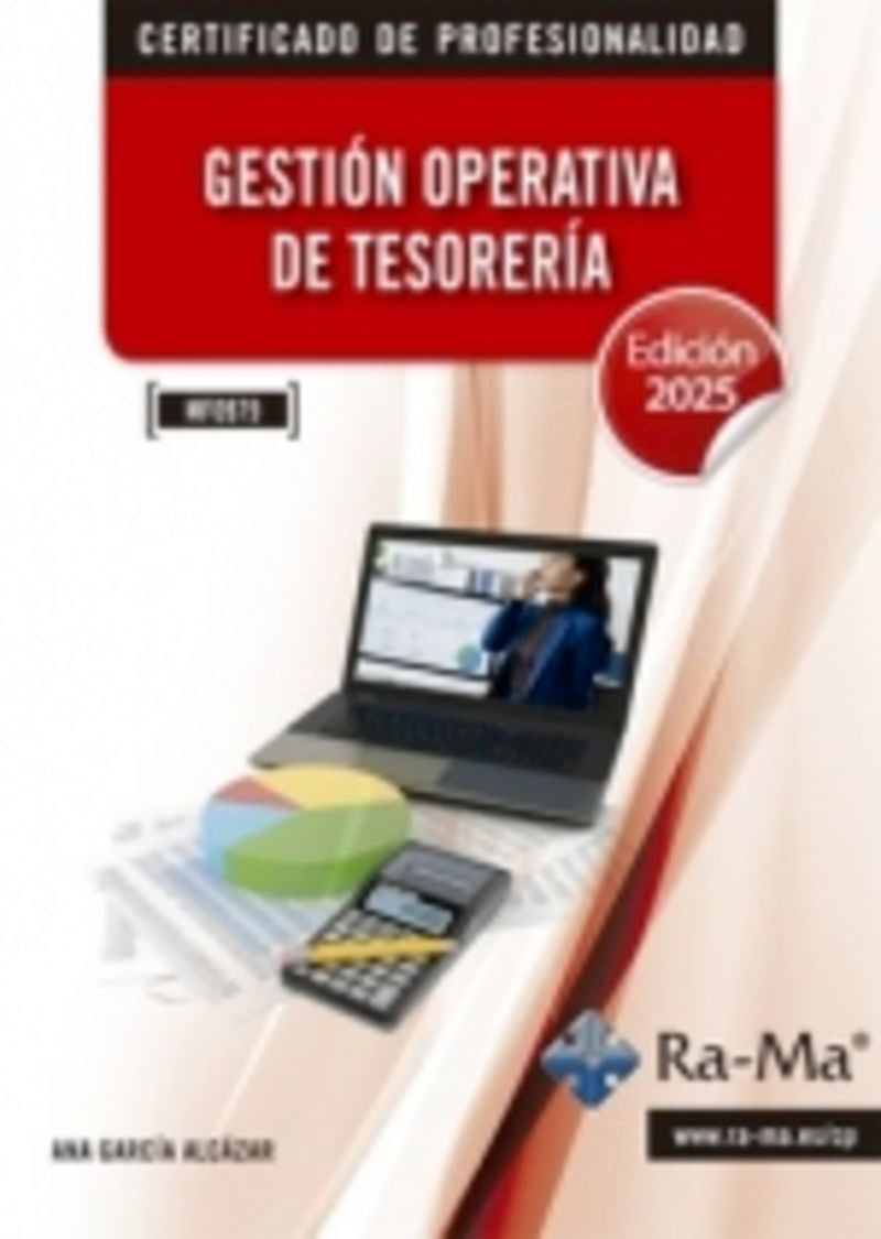 (MF0979_2) Gestión Operativa de Tesorería: Edición 2025. Garcia Alcazar, Ana (RA-MA S.A. Editorial y Publicaciones) 9791387764241 Imagen principal del producto