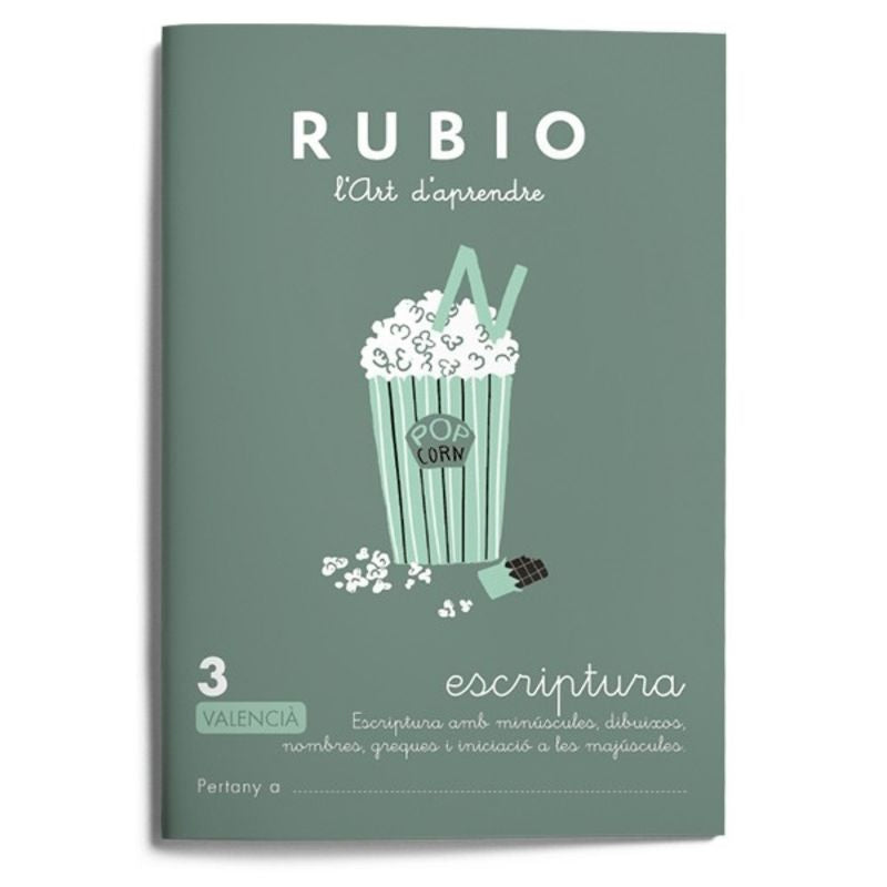 Escriptura RUBIO 3 (valencià). Aa. Vv. (Editorial Rubio) 9788416744824