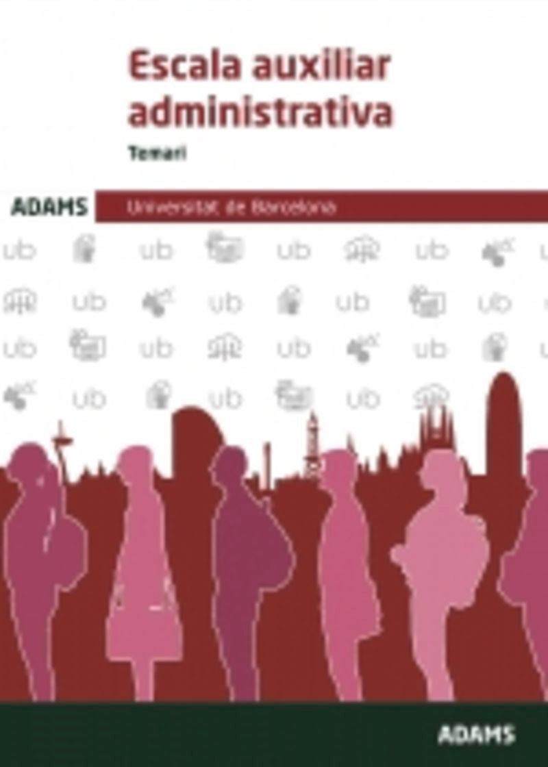 Temari Escala Auxiliar Administrativa Universitat de Barcelona Imagen principal del producto
