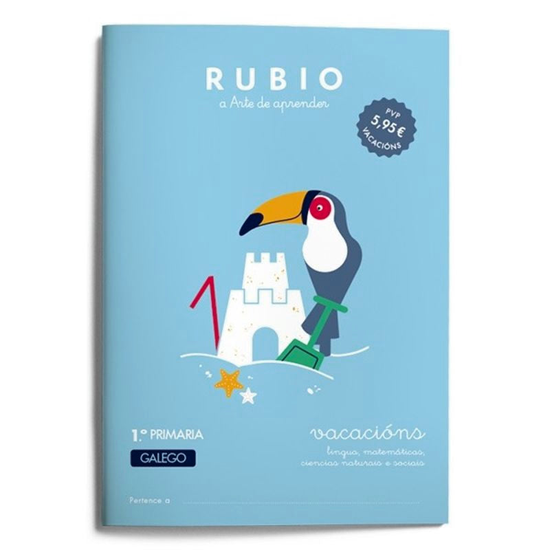 Vacacións RUBIO 1º Primaria (galego). Aa. Vv. (Editorial Rubio) 9788417427078 Imagen principal del producto