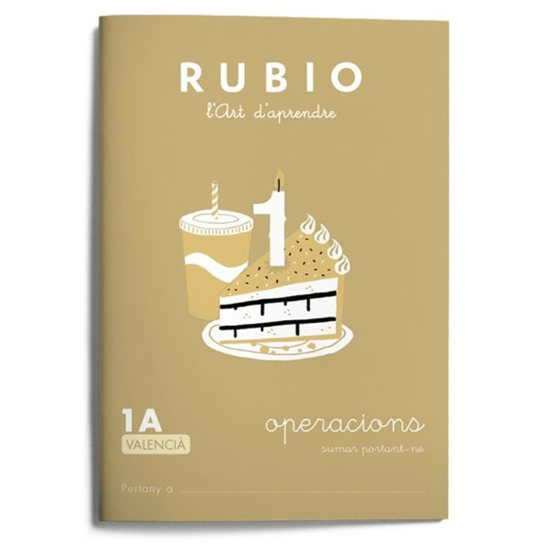 Operacions RUBIO 1A (valencià). Aa. Vv. (Editorial Rubio) 9788416744459 Imagen principal del producto