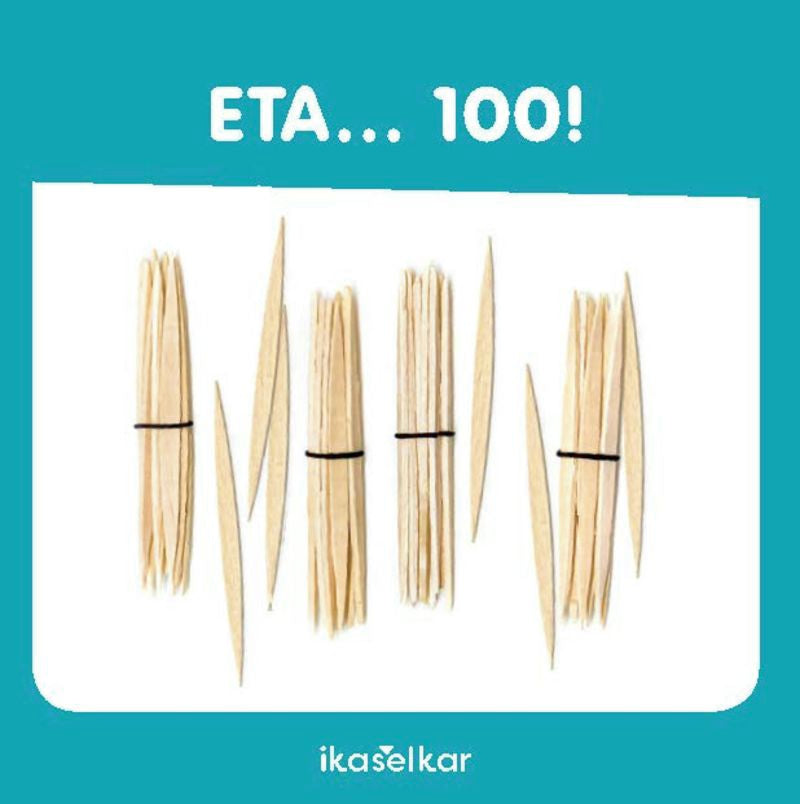 Zenbaki txartelak 0-100 (5x5). Batzuk (Ikaselkar) 9788418410062 Imagen principal del producto