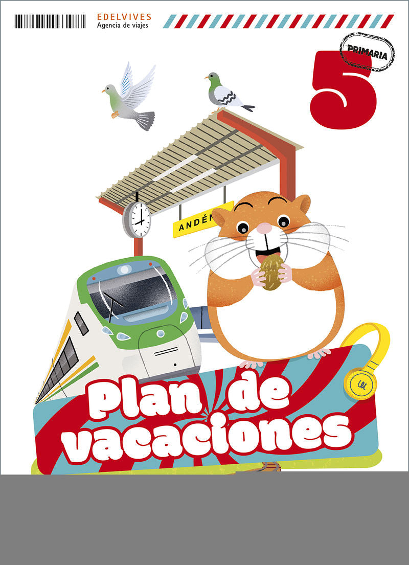 Plan de vacaciones - En tren - 5º Primaria. Aa. Vv. (Editorial Luis Vives (Edelvives)) 9788414063477 Imagen principal del producto