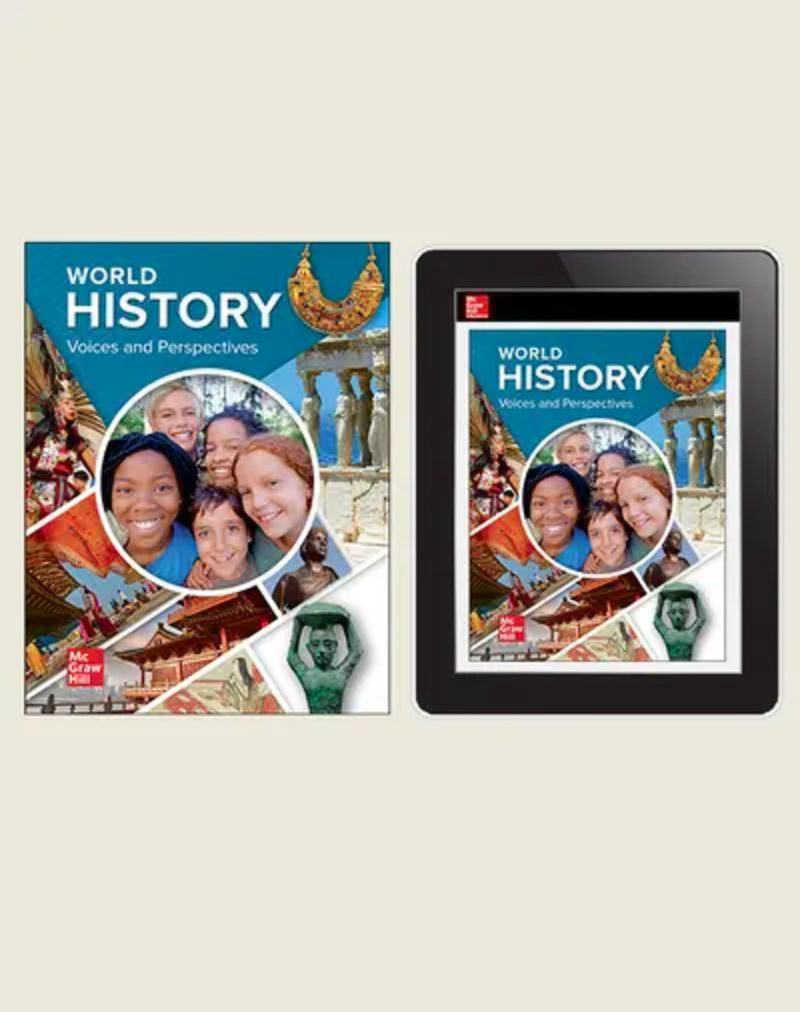 World History:  Voices And Perspectives, Student Bundle, 1-Year Subscription (Mcgraw Hill) 9781265003357