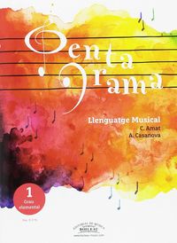 Pentagrama: llenguatge musical. Grau elemental, 1. Amat, Carme, Casanova, Anna (Editorial de Música Boileau, S.L.) 9788415381730 Imagen principal del producto