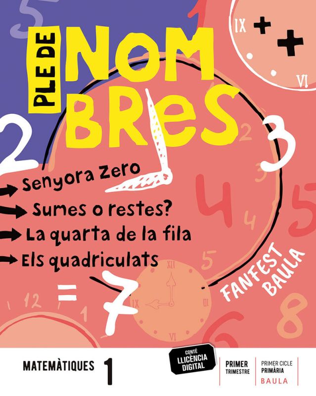 Matemàtiques 1r Primària Llibre alumne Fanfest. Aa. Vv. (Edicions Baula) 9788447946952 Imagen principal del producto