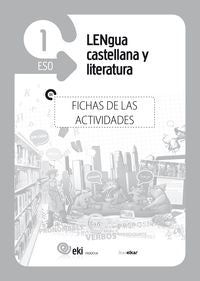 EKI DBH 1. Lengua castellana y Literatura 1. Fichas de las actividades. Aa. Vv. (Ikaselkar) 9788415586395