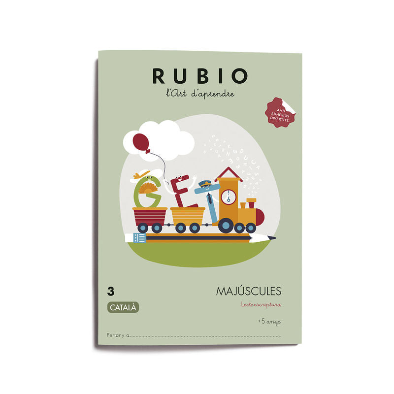 Majúscules RUBIO 3 (català). ENRIQUE RUBIO POLO, SLU (Editorial Rubio) 9788417427788