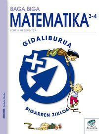 Txanela 3/4 - Matematika 3/4. Gidaliburua. Batzuk (Ikaselkar) 9788497833783