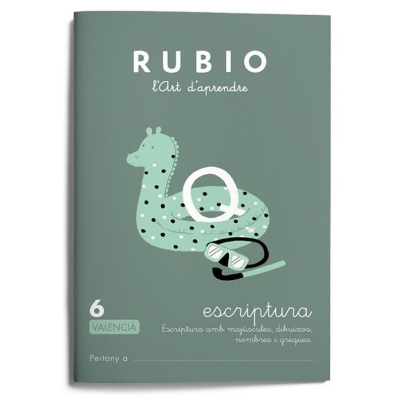 Escriptura RUBIO 6 (valencià). Aa. Vv. (Editorial Rubio) 9788416744855