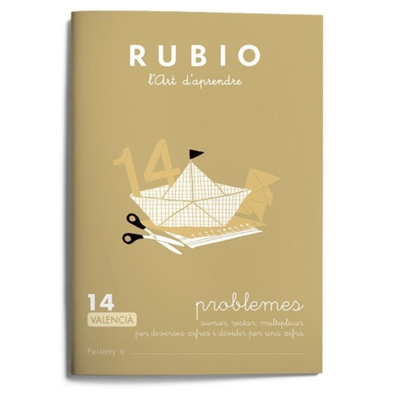 Problemes RUBIO 14 (valencià). Aa. Vv. (Editorial Rubio) 9788416744633
