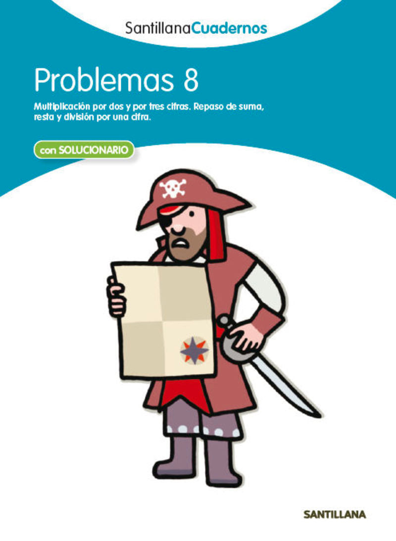 PROBLEMAS 8 SANTILLANA CUADERNOS. Aa. Vv. (Santillana Educación, S.L.) 9788468013053