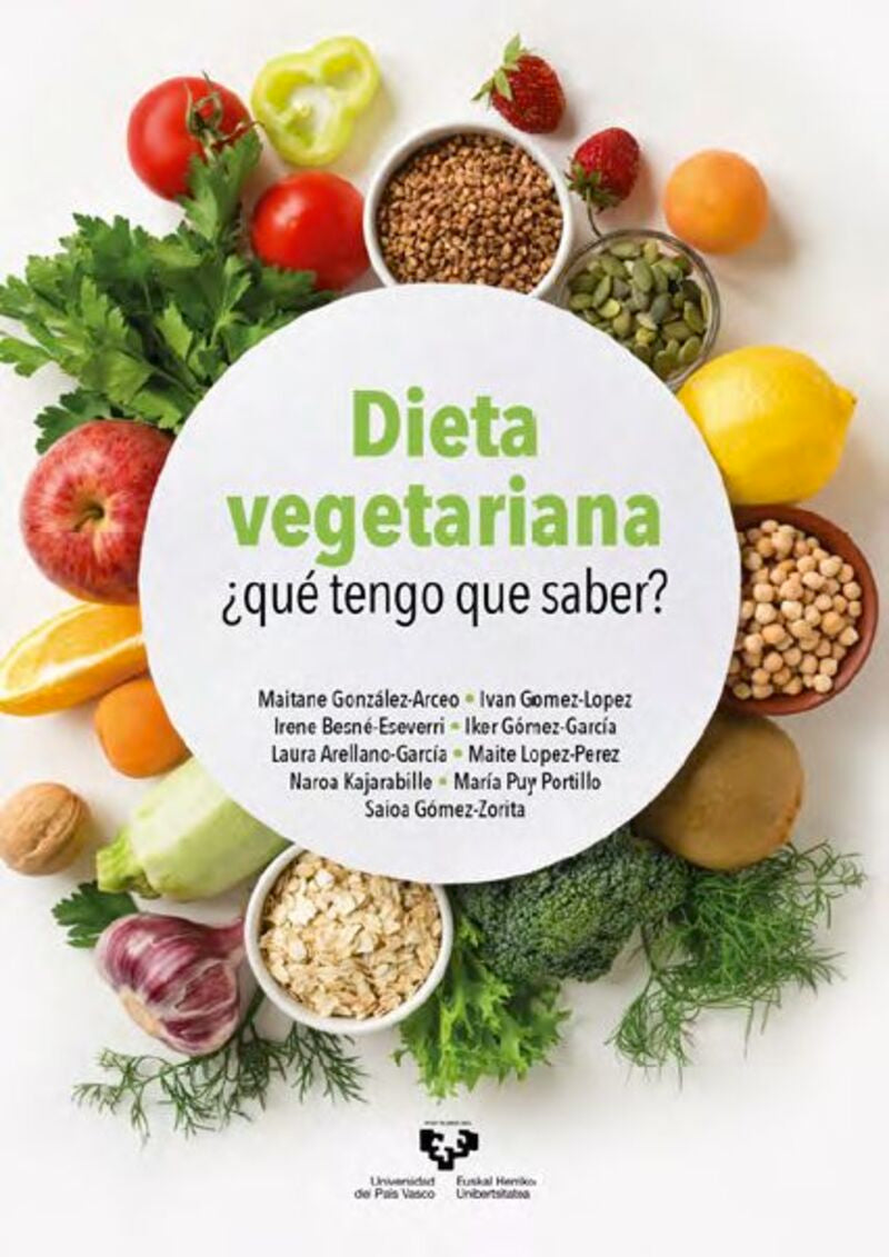 Dieta vegetariana: ¿Qué tengo que saber?. [et Al. ], Gonzalez-arceo, Maitane (Universidad del País Vasco) 9788413194448 Imagen principal del producto