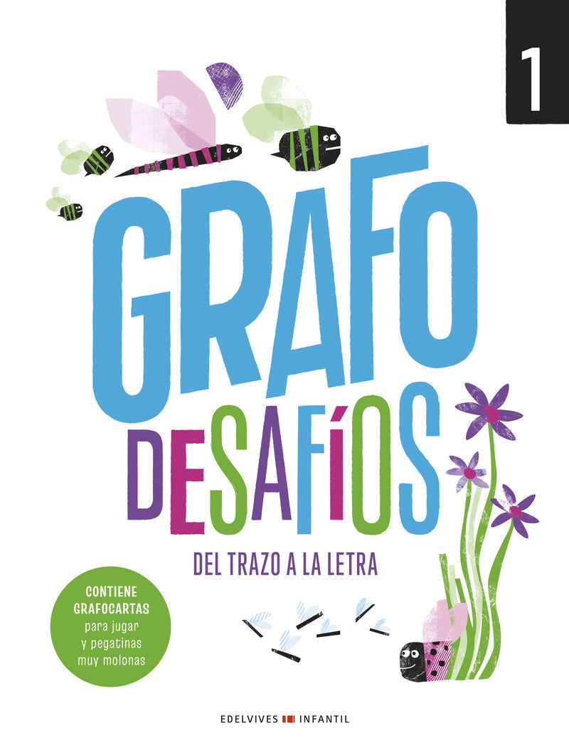 Grafo desafíos - Del trazo a la letra 1. Aa. Vv. (Editorial Luis Vives (Edelvives)) 9788414062609 Imagen principal del producto