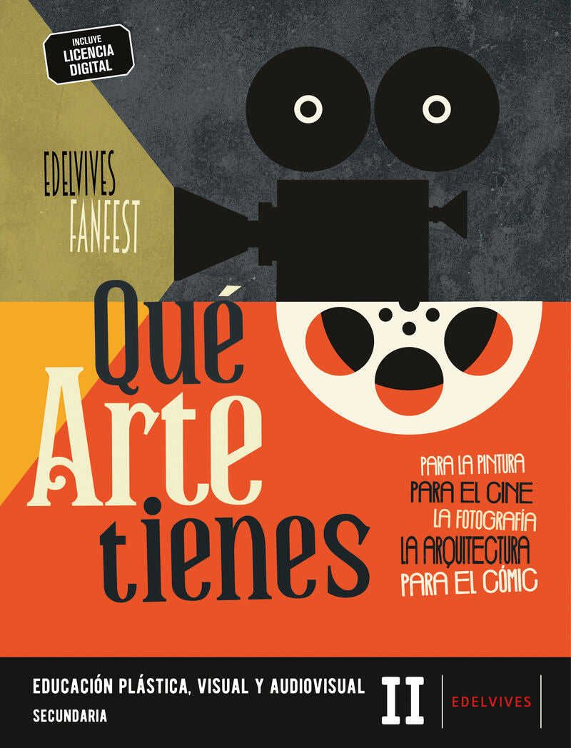 Proyecto: Fanfest.  Educación Plástica, Visual y Audiovisual II ESO. Área de Proyectos Educativos de Secundaria Edelvives (Editorial Luis Vives (Edelvives)) 9788414052679 Imagen principal del producto