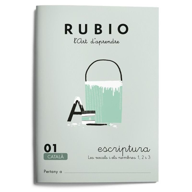 Escriptura RUBIO 01 (català). Aa. Vv. (Editorial Rubio) 9788489773417