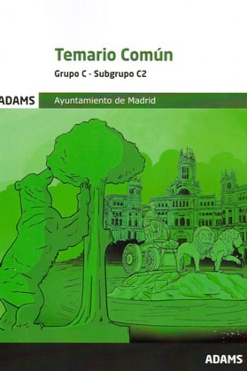 Temario común Grupo C, subgrupo C2, Ayuntamiento de Madrid Imagen principal del producto