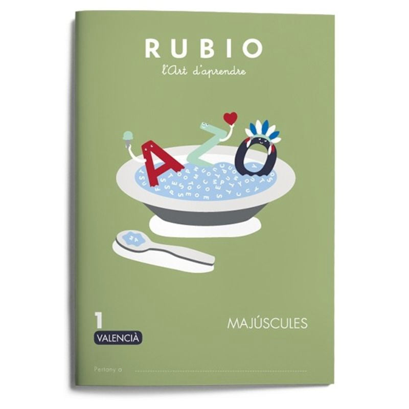 Majúscules RUBIO 1 (valencià). Aa. Vv. (Editorial Rubio) 9788416744930 Imagen principal del producto